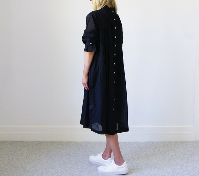 Hovedbilde Morgan Button Back Dress Black 