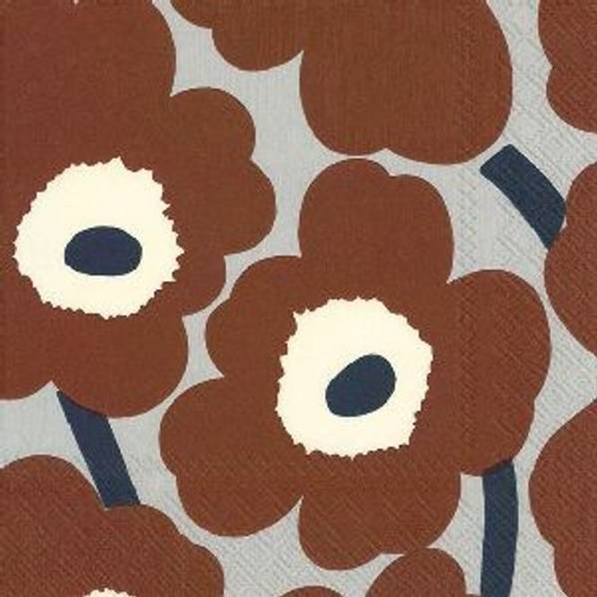 Hovedbilde Papirserviett Marimekko Grå & Brun