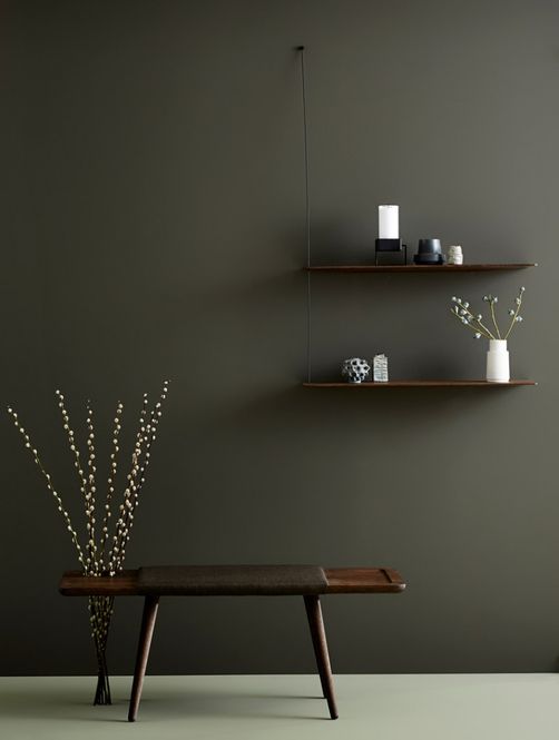 Hovedbilde Stedge Shelf Solid Oak Smoked 
