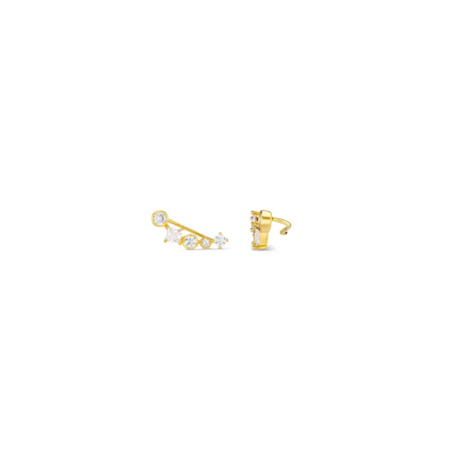 Hovedbilde Orelia Mixed Crystal Ear Climber