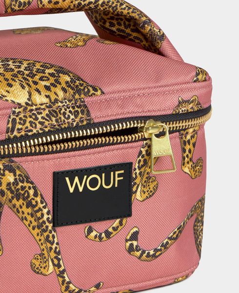WOUF | BEAUTY BAG BLUSH LEOPARD 