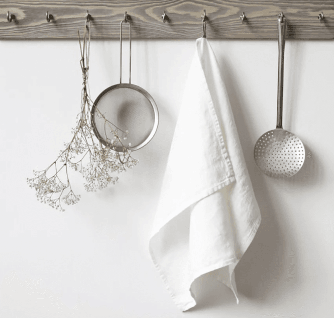 Hovedbilde LINEN TALES | Kjøkkenhåndkle Lin White 