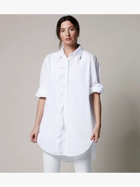 SIXTY DAYS | GIRLFRIEND COTTON SHIRT | WHITE 
